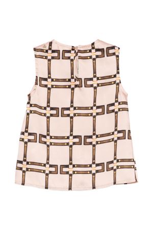 sleeveless top with buckle ELISABETTA FRANCHI KIDS | EFTO0180TVE02C053